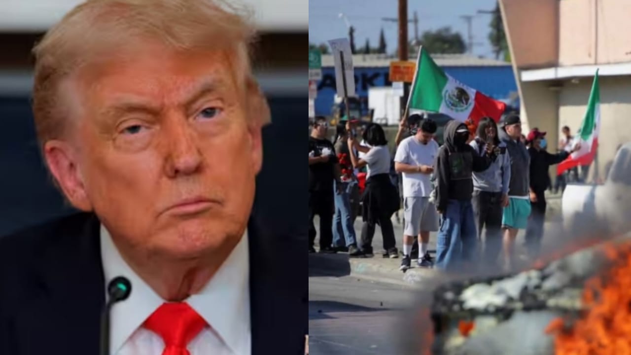 LA Rises Against Trump Mask Ban