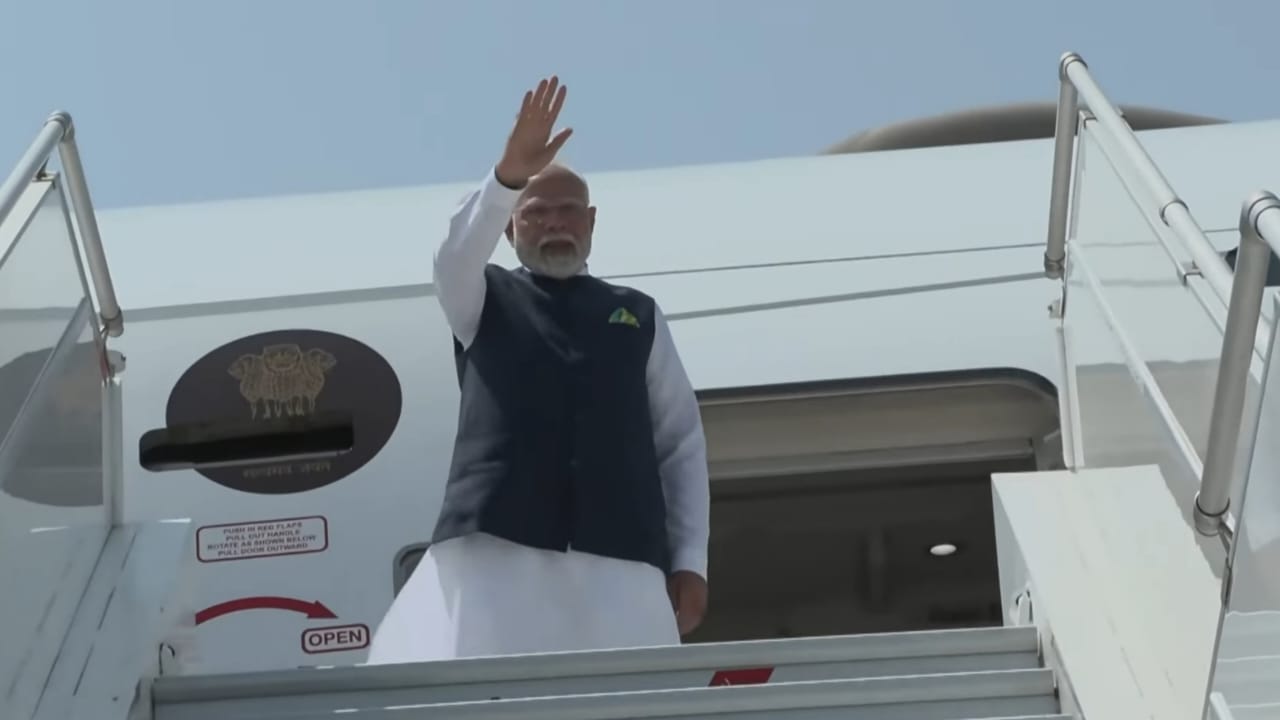 PM Modi Lands in Canada for 6th G7 Summit