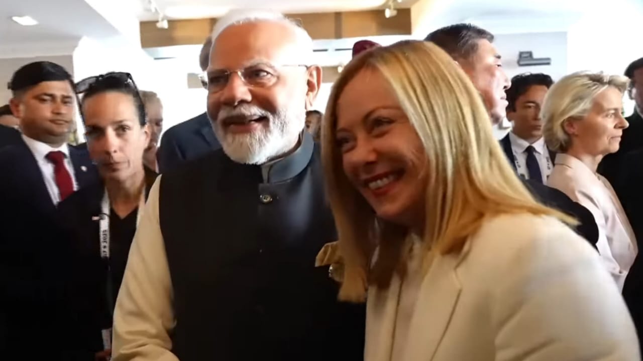 PM Modi and Giorgia Meloni