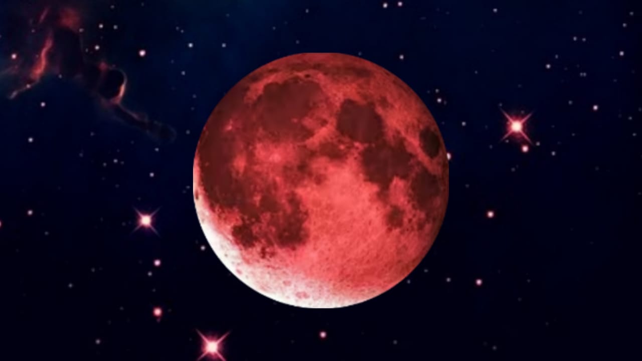 The Rare Strawberry Moon 2025 Rising Tonight Over India