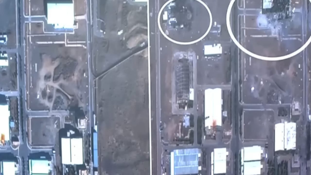US Iran Conflict Nuclear Sites Attack Satellite Images
